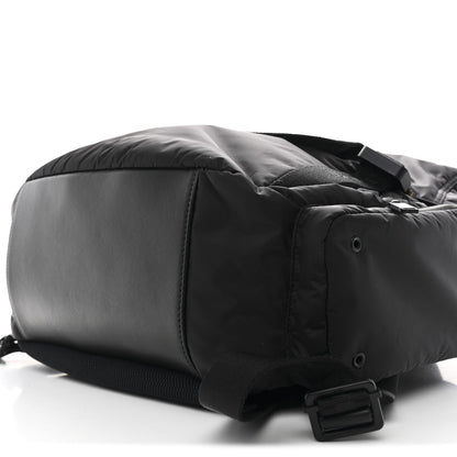 Nylon Saddle Backpack Black