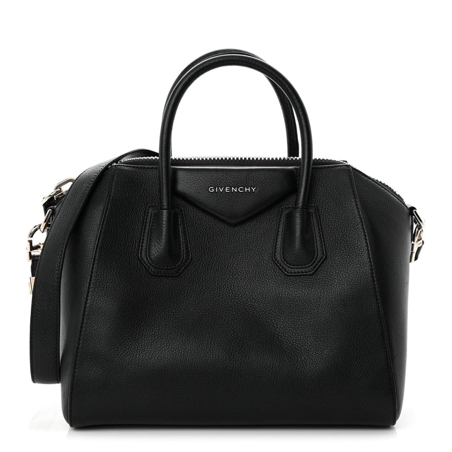 Sugar Goatskin Small Antigona Black