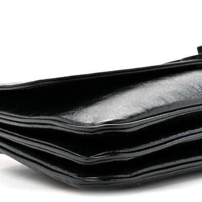 Calfskin Medium BB Soft Flap Bag Black
