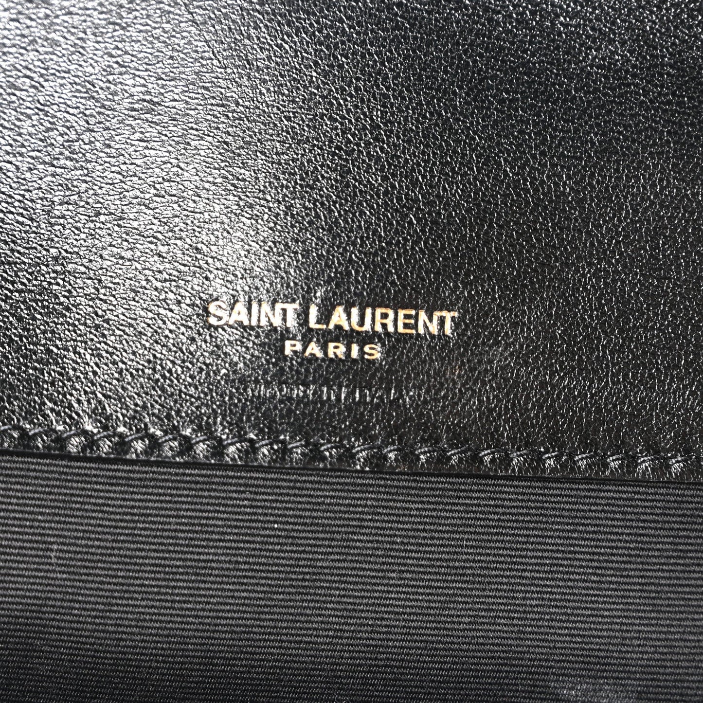 Lambskin Chevron Quilted Large LouLou Black