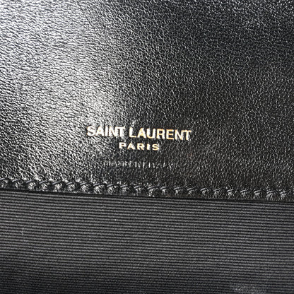 Lambskin Chevron Quilted Large LouLou Black