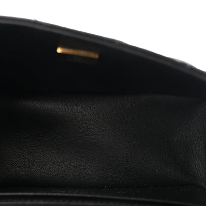 Aged Calfskin Quilted 2.55 Reissue Mini Flap Black