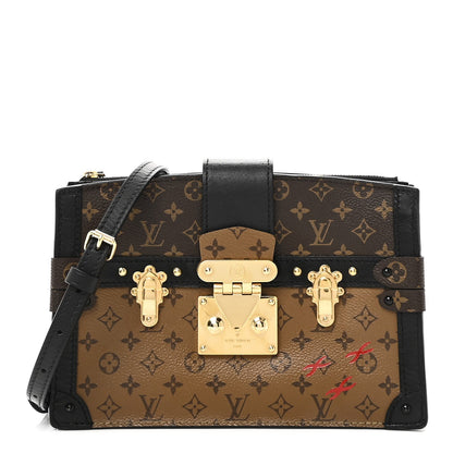 Reverse Monogram Trunk Clutch