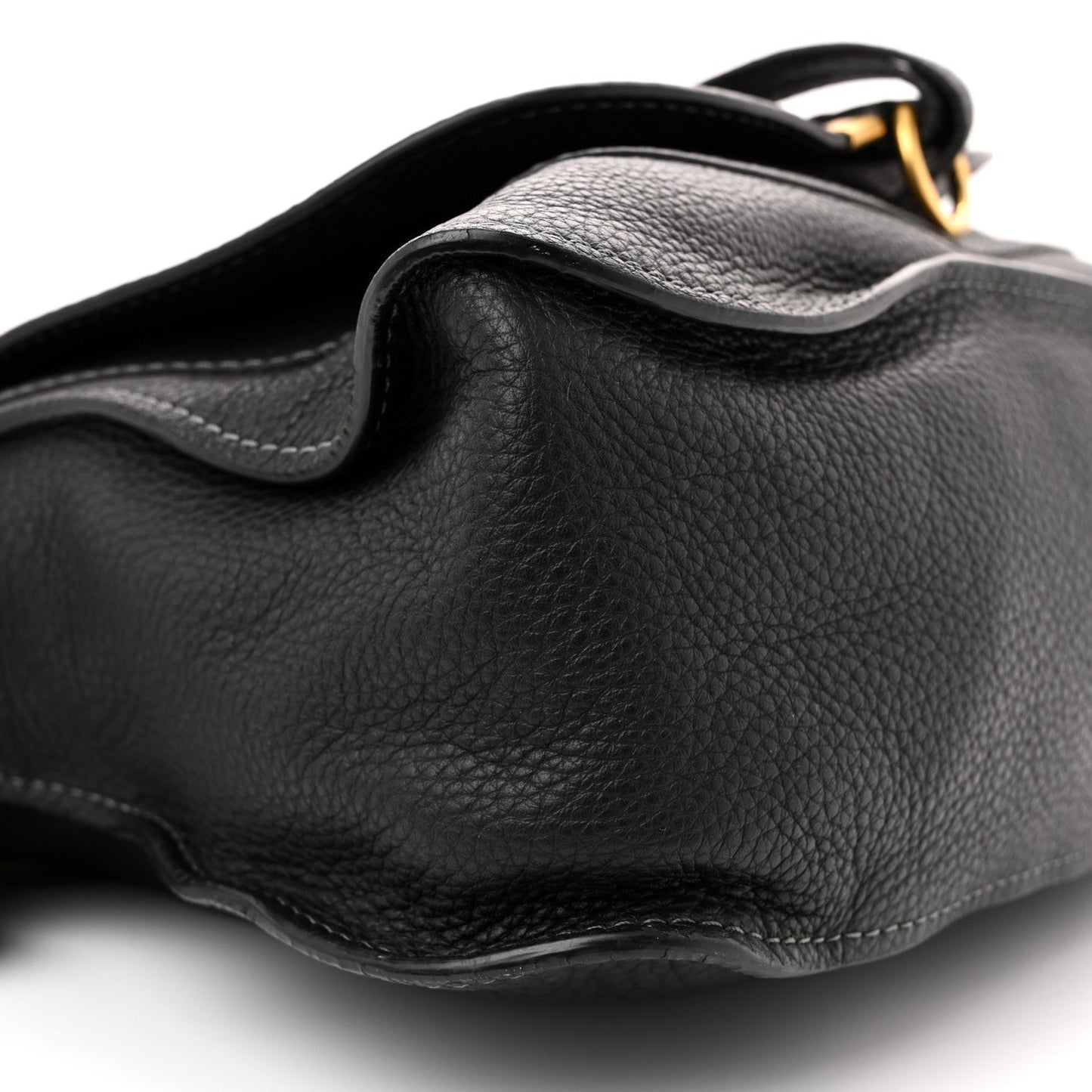 Calfskin Medium Marcie Satchel Black
