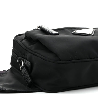 Re-Nylon Saffiano Belt Bag Black