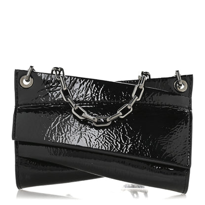 Patent Vog Small Loubitwist Clutch Black