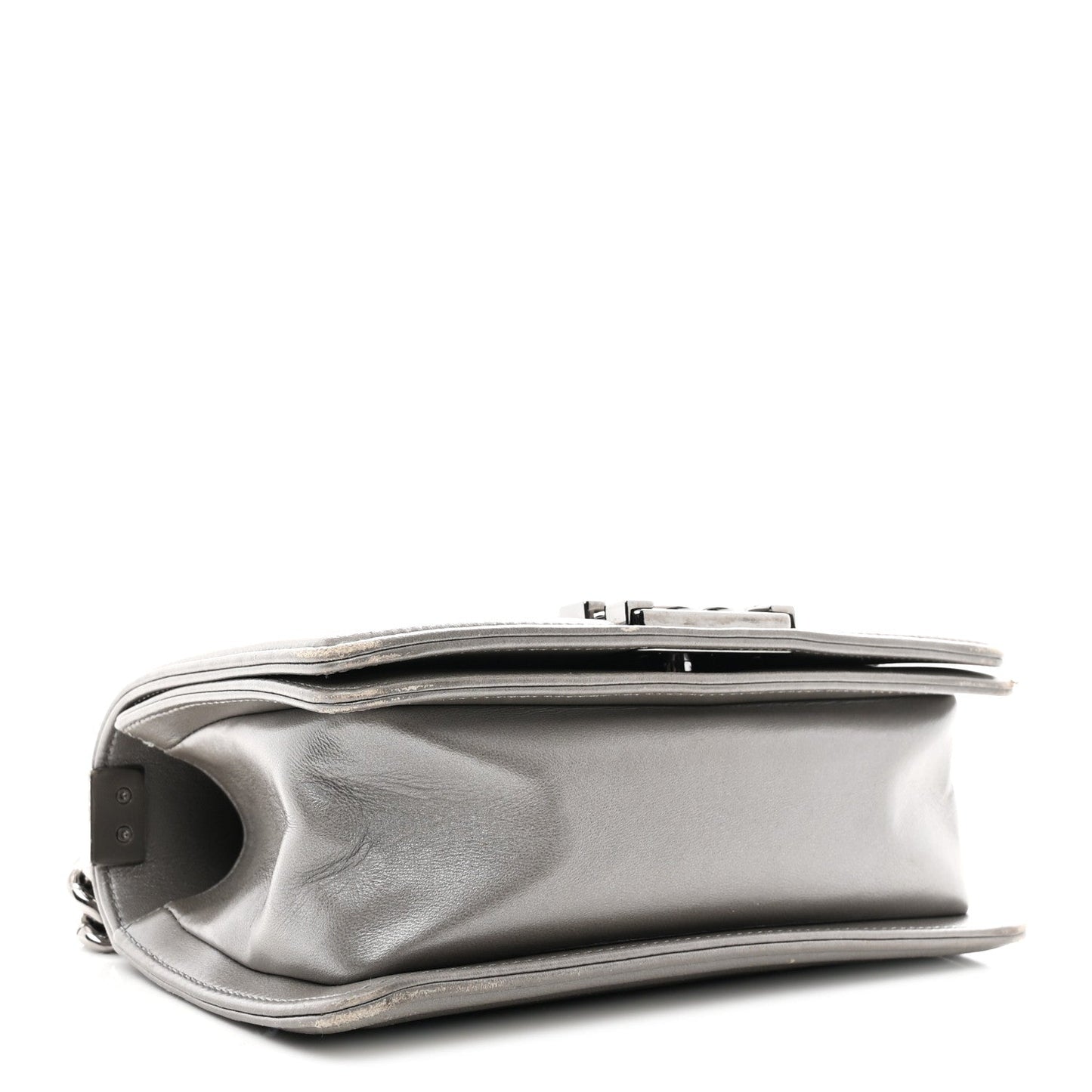 Galuchat Stingray Small Boy Flap Silver