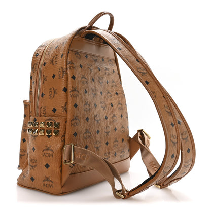Visetos Small Side Stud Stark Backpack Cognac