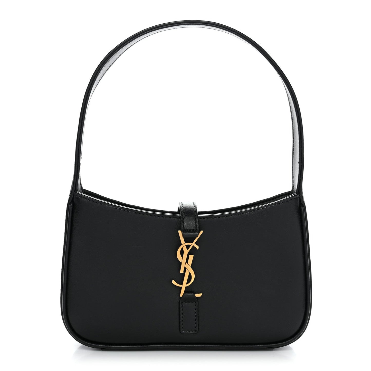 Smooth Calfskin Le 5 A 7 Mini Hobo Black