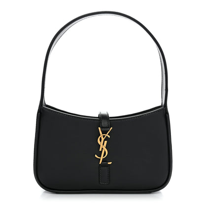 Smooth Calfskin Le 5 A 7 Mini Hobo Black