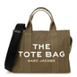 Cotton Canvas Medium The Traveler Tote Bag Slate Green