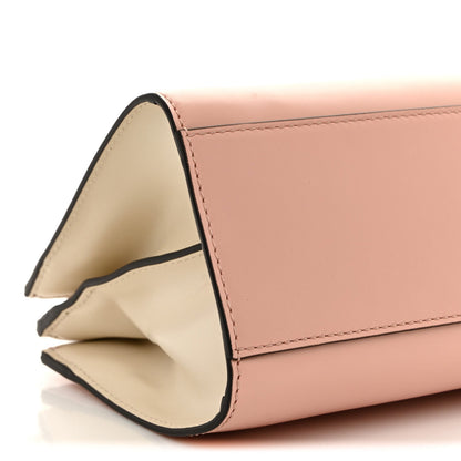 Nappa Bamboo Web Small Nymphaea Top Handle Bag Perfect Pink Mystic White