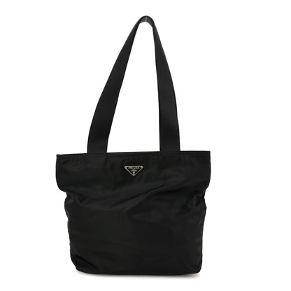 Tessuto Nylon Shopping Tote Black