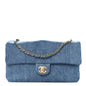 Denim Small Souplissimo Maxi Flap Blue