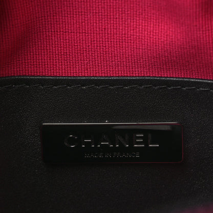Satin Quilted Walk Of Fame Star Bag Fuchsia Black