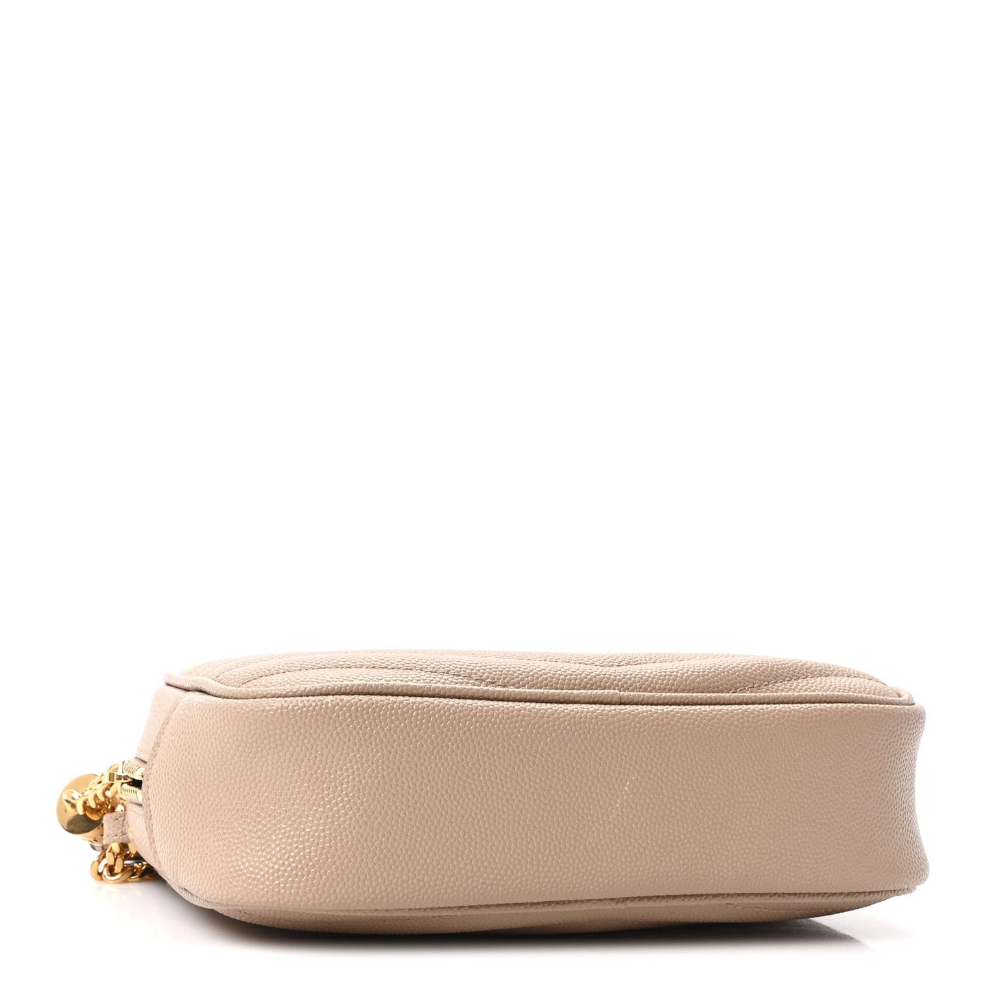 Grain De Poudre Matelasse Monogram Mini Lou Camera Bag Dark Beige