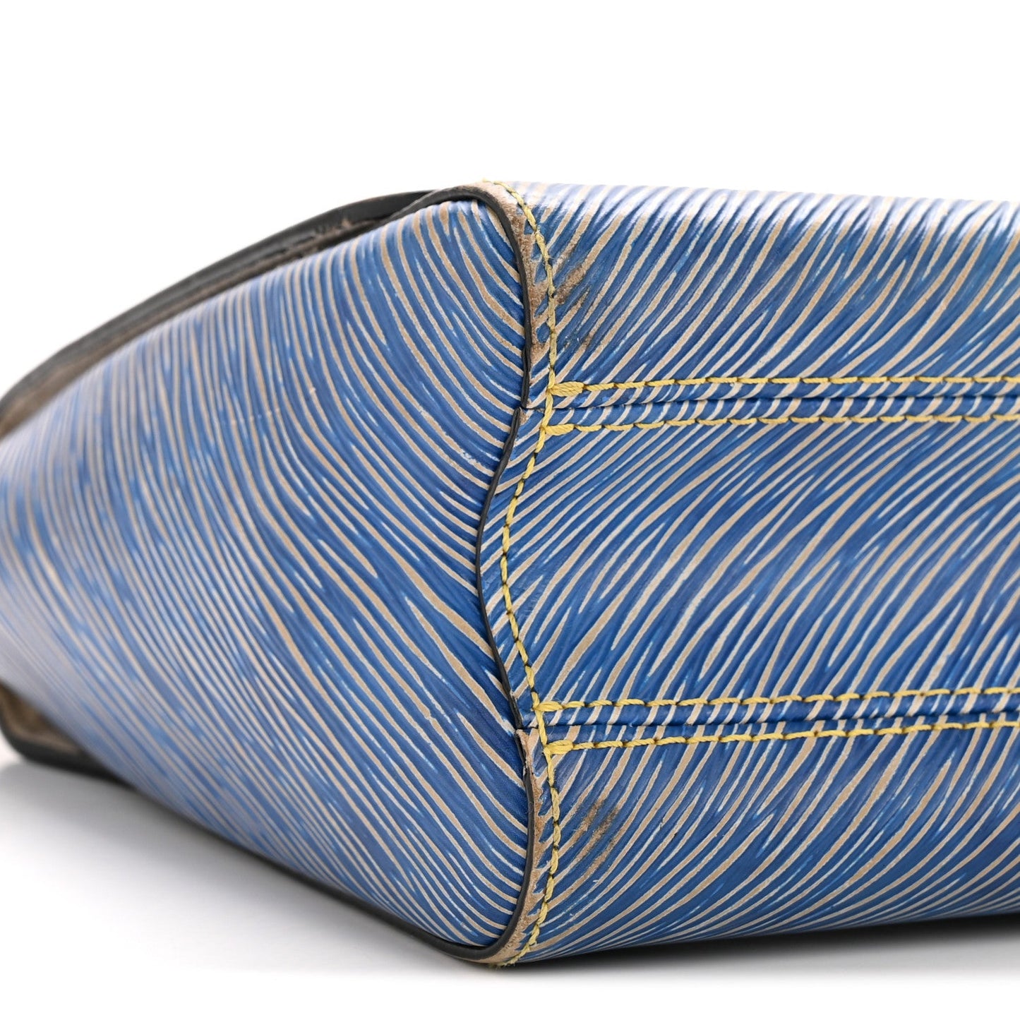 Epi Twist Shoulder Bag MM Denim Light