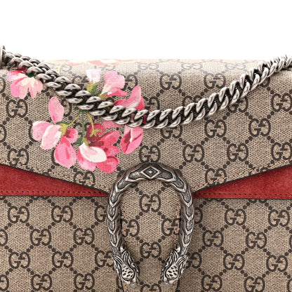 GG Supreme Monogram Blooms Small Dionysus Shoulder Bag Beige Multicolor Dry Rose