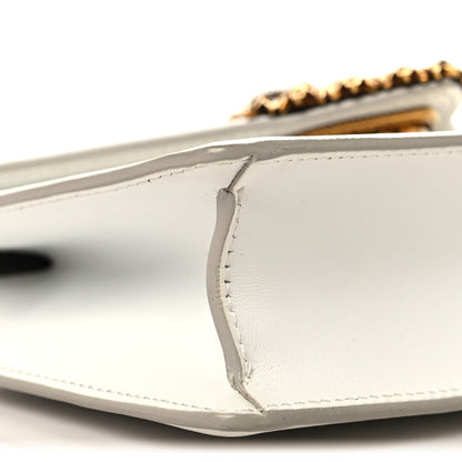 Smooth Calfskin Mini Devotion Envelope Bag White