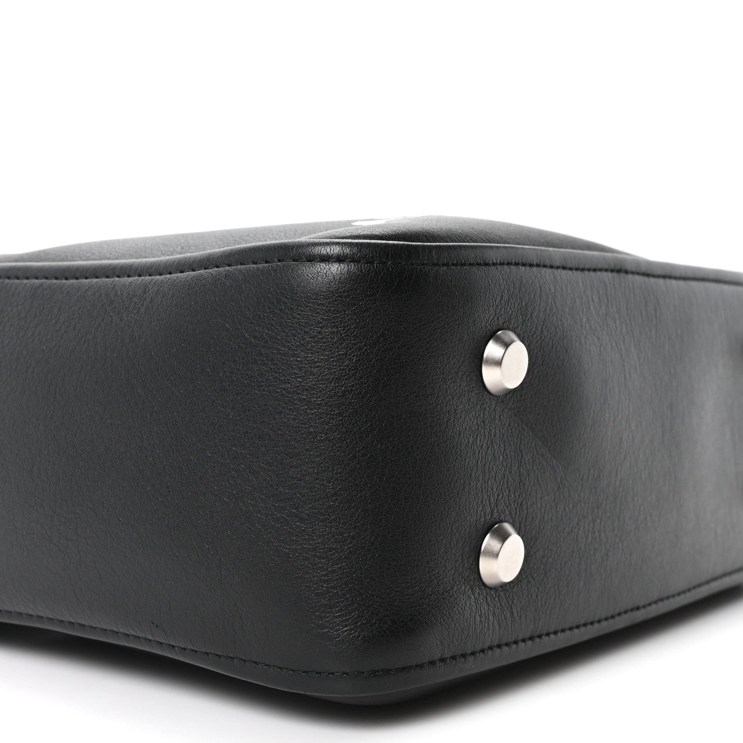 Calfskin S Triangle Duffle Black