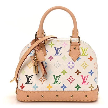 LV x TM Monogram Multicolor Alma BB White