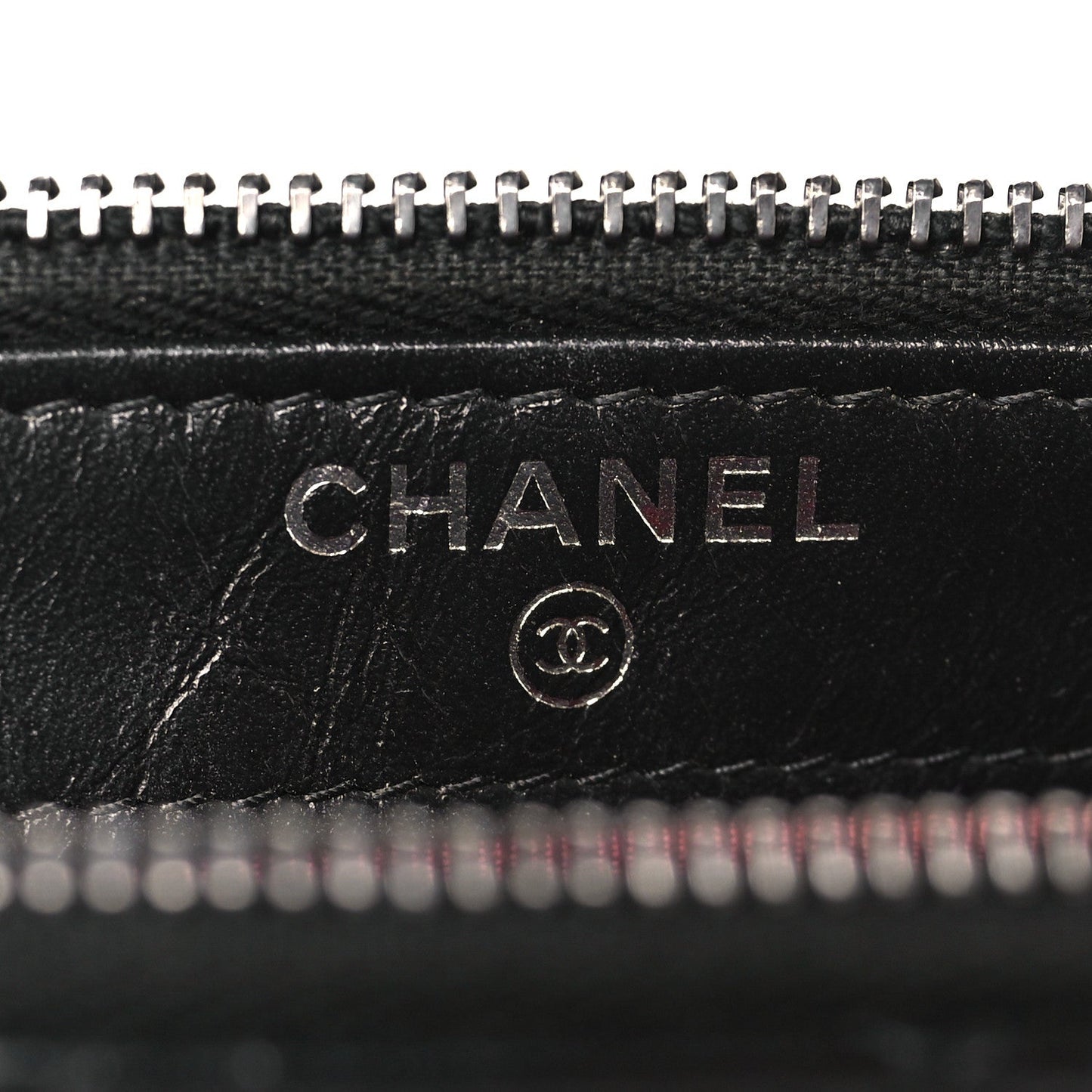 Aged Calfskin Quilted Small Gabrielle Clutch With Chain Black