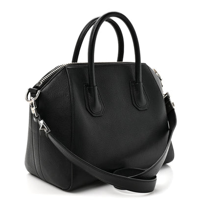 Sugar Goatskin Small Antigona Black