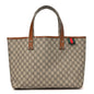 GG Plus Monogram Medium Signature Web Loop Tote Brown