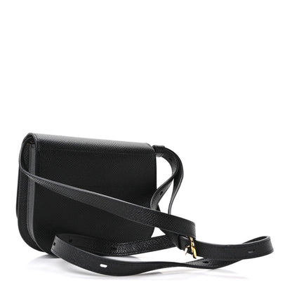 Alpina Calfskin Toy Lingot Crossbody Black