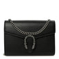 Calfskin Mini Dionysus Chain Wallet Black