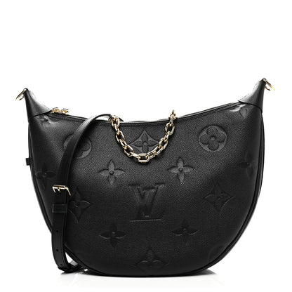 Empreinte Monogram Giant Loop Hobo Black