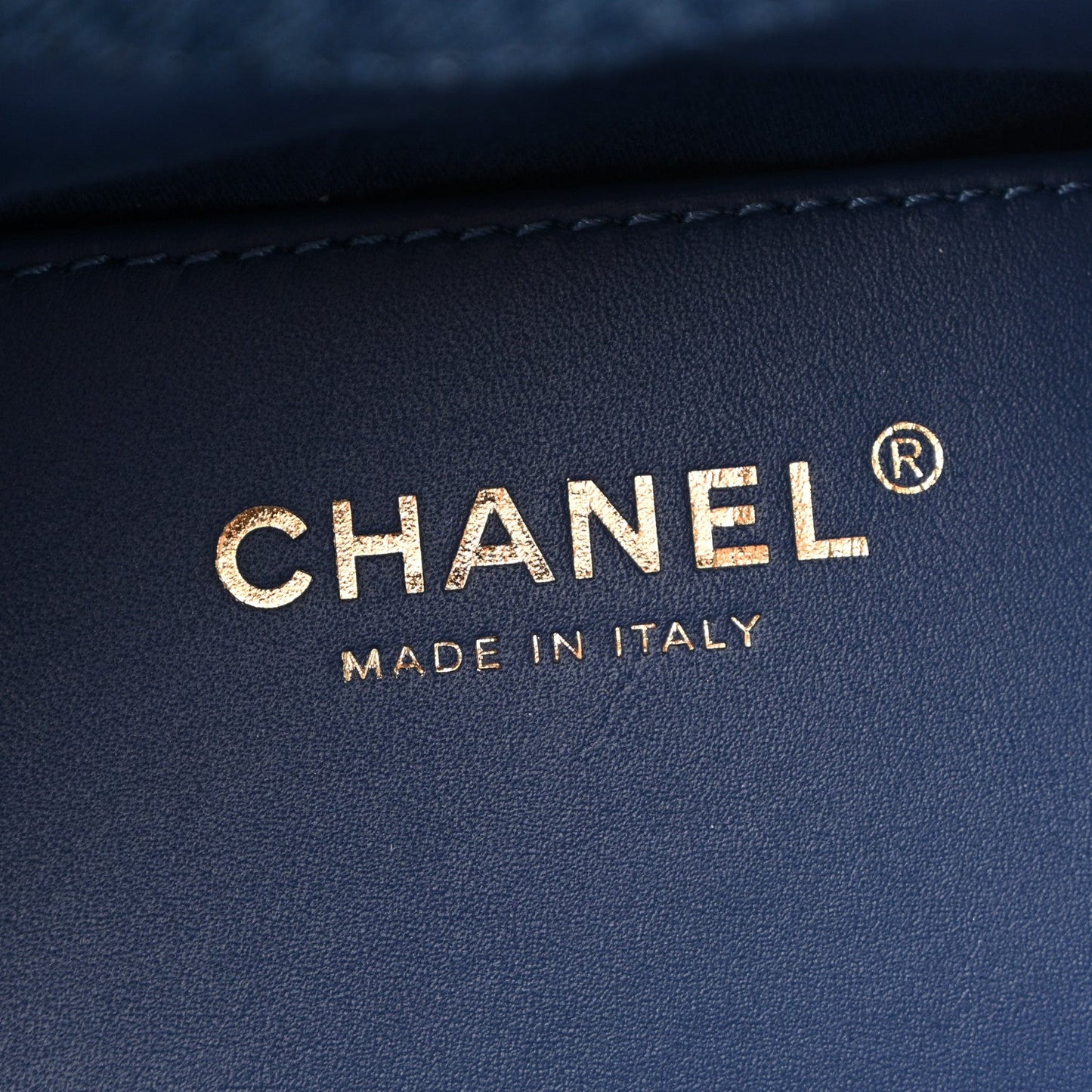 Washed Denim Quilted Mini Chanel 25 Handbag Blue