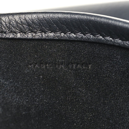Grained Calfskin Park Tote Three Black