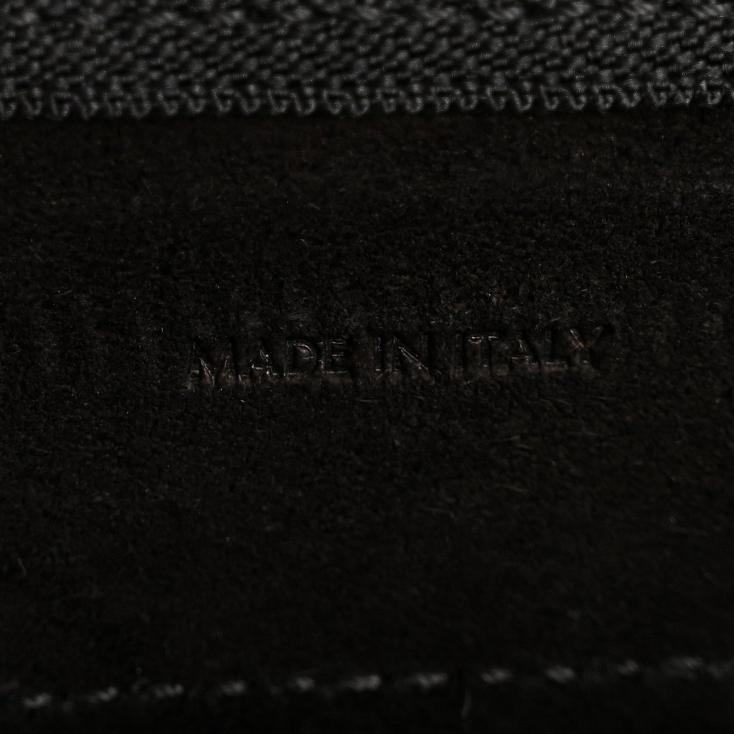 Grained Calfskin Nano Belt Bag Black