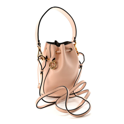Vitello Cruise F is Fendi Mini Mon Tresor Bucket Bag Light Rose