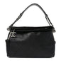 Lambskin Stitched Medium Ultimate Soft Tote Black