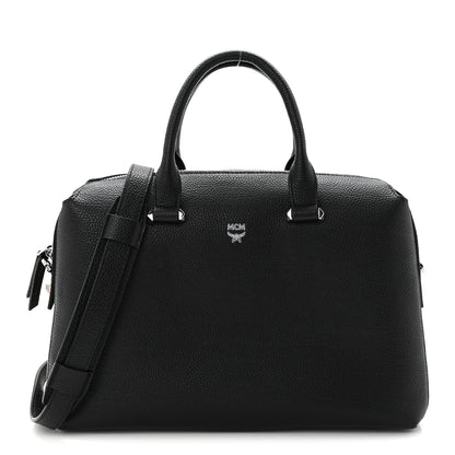 Grained Calfskin Medium Ella Boston Black