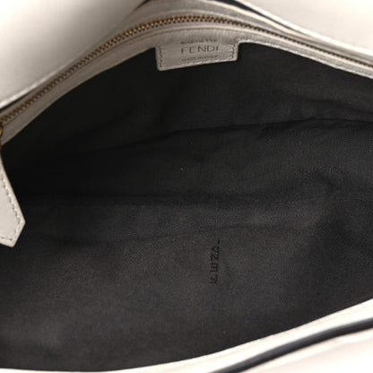 Nappa FF 1974 Embossed Baguette White