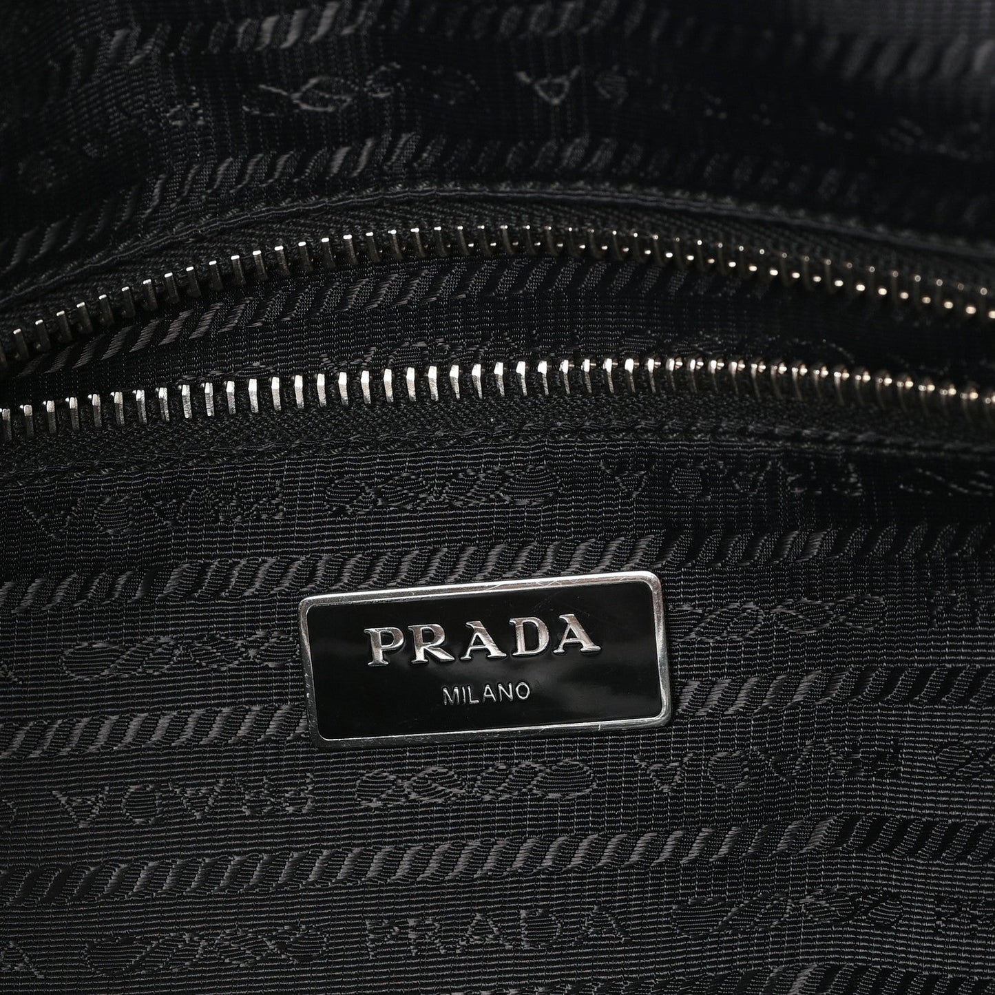 Nappa Nylon Soft Padded Shopping Tote Black Blue