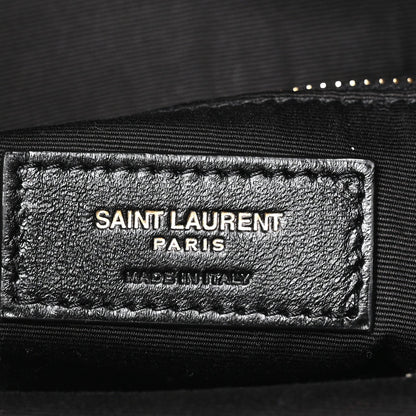 Lambskin Matelasse Monogram Joe Backpack Black