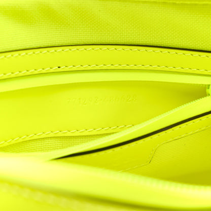 Rubber Effect Monogram GG Crossbody Bag Fluorescent Yellow