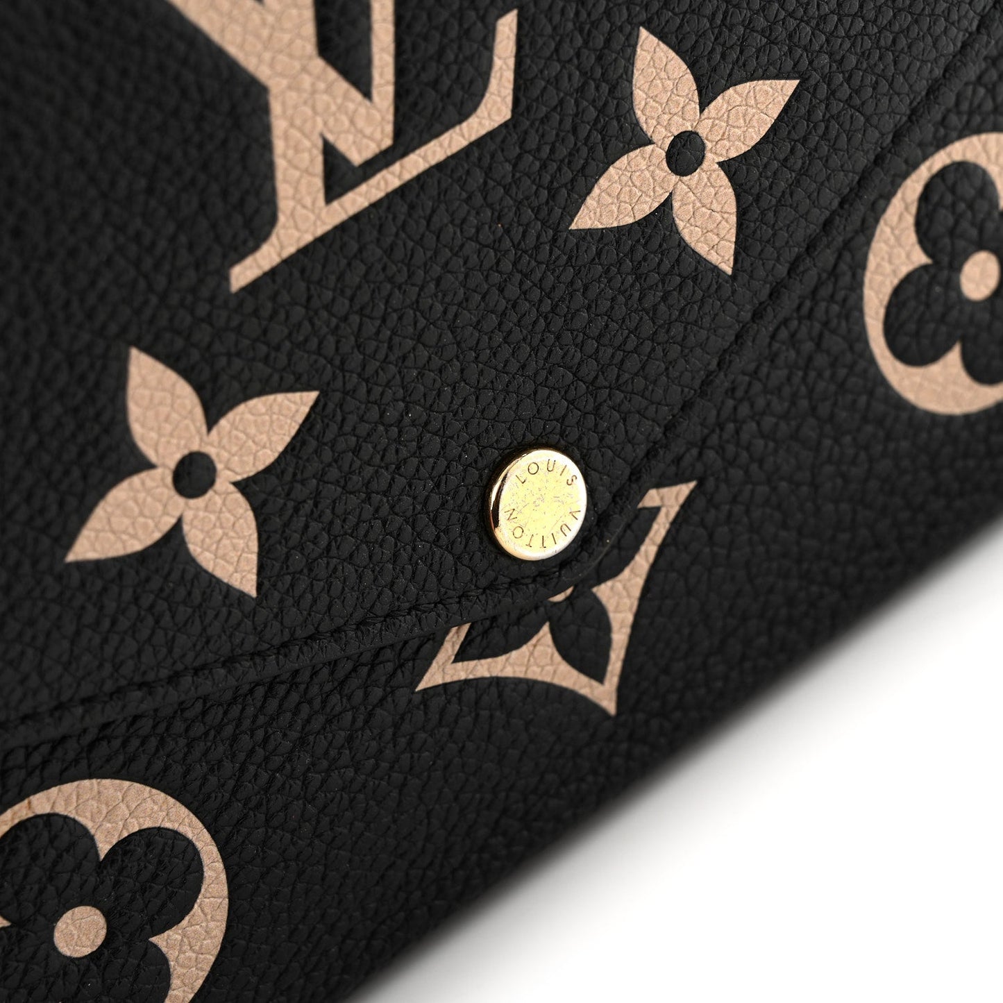 Empreinte Monogram Giant Felicie Pochette Black Beige