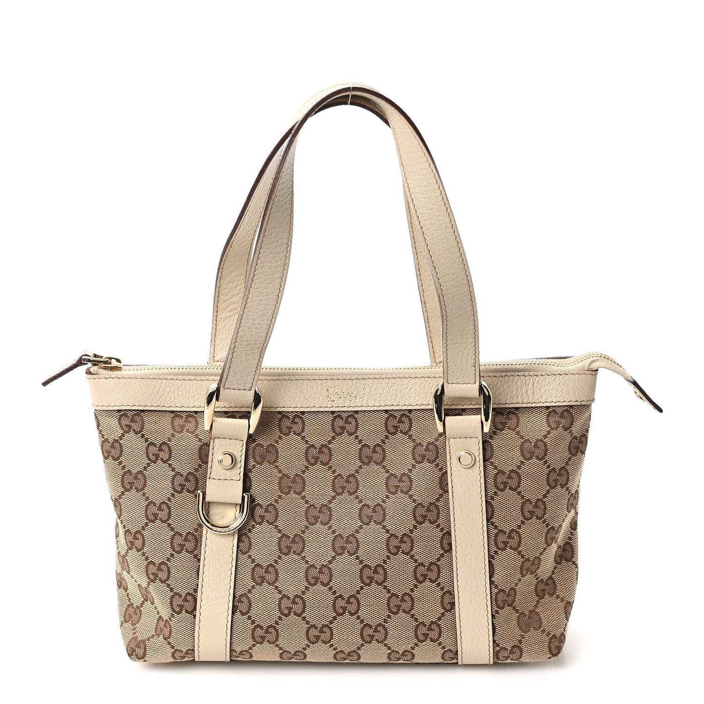Monogram Small Abbey Tote Off White