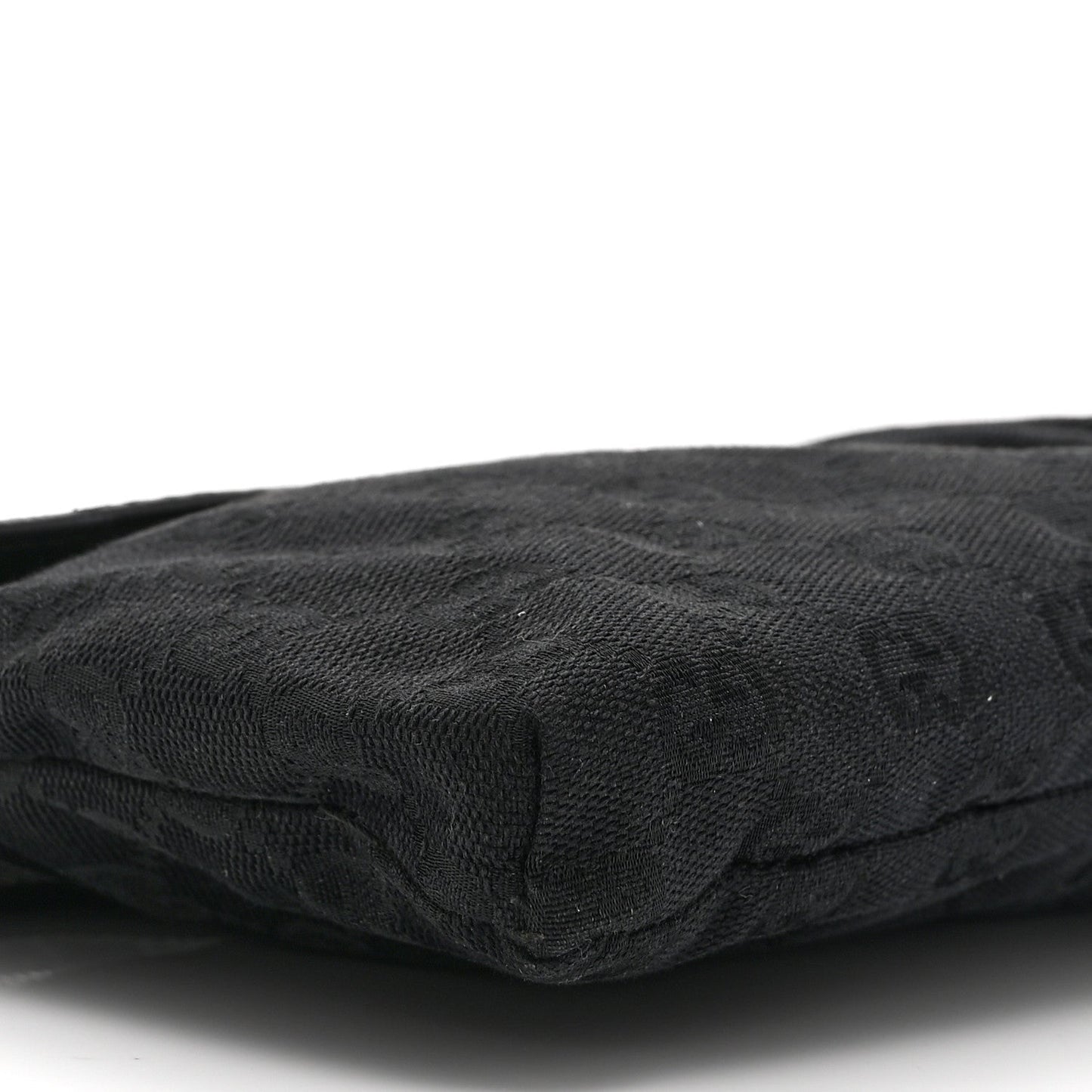 GG Monogram Double Pocket Belt Bag Black