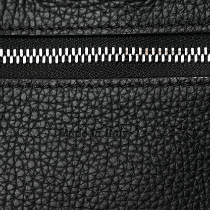 Supple Grained Calfskin Small Big Bag Black