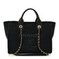 Mixed Fibers Small Deauville Tote Black