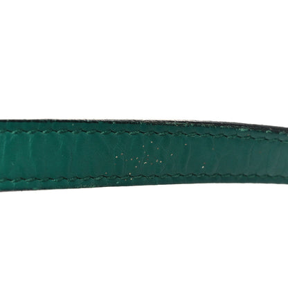 Calfskin Snakeskin Small Lilith Top Handle Bag Green