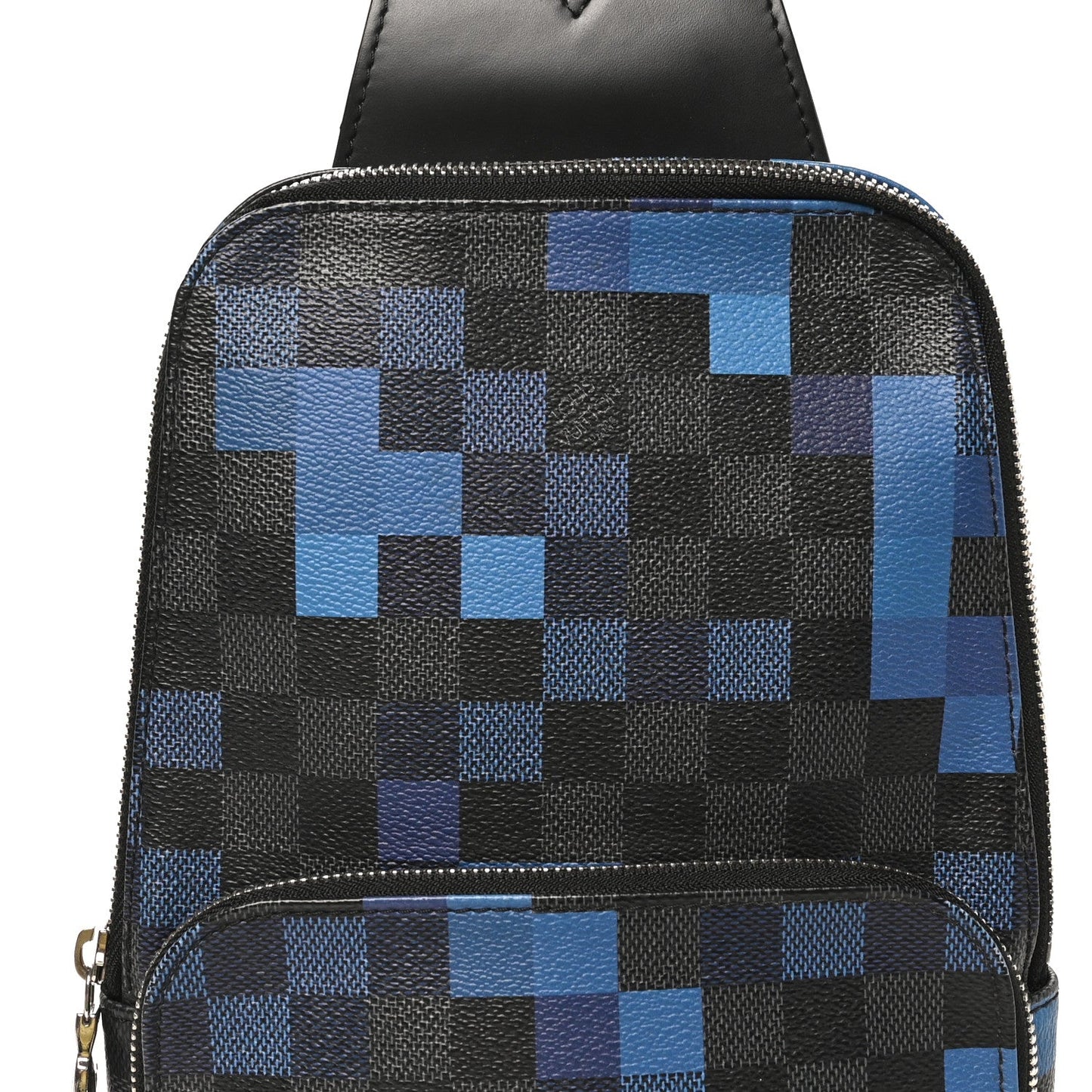 Damier Graphite Pixel Avenue Sling Backpack Blue