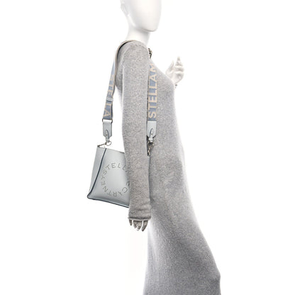 Eco Alter Nappa Perforated Logo Mini Crossbody Light Blue