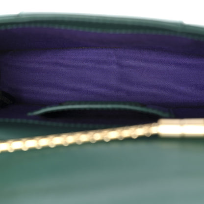 Calfskin Small Serpenti Forever Snake Strap Crossbody Bag Emerald Green
